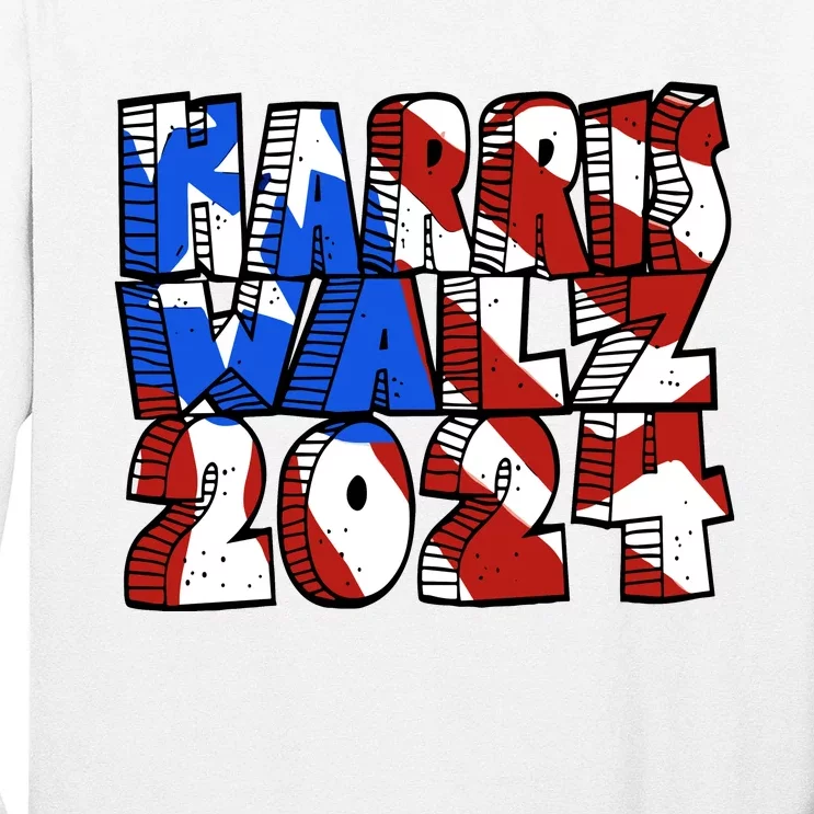 Michael Chabon Harris Walz 2024 Long Sleeve Shirt