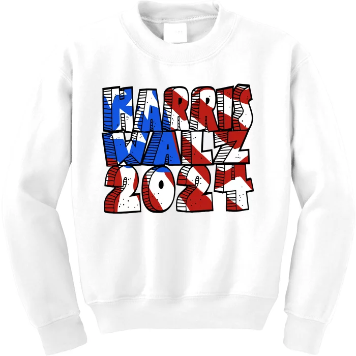 Michael Chabon Harris Walz 2024 Kids Sweatshirt