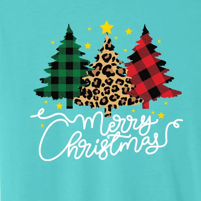 Merry Christmas Holiday Trees ChromaSoft Performance T-Shirt