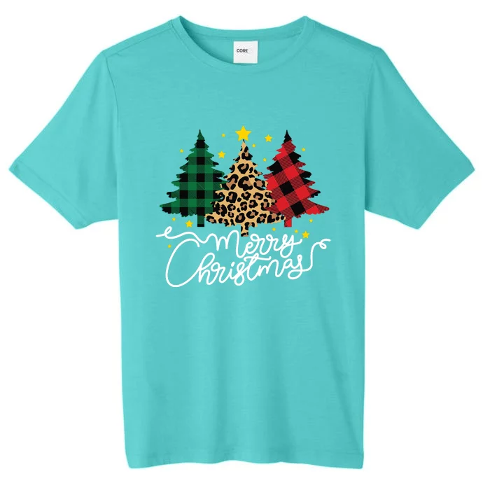 Merry Christmas Holiday Trees ChromaSoft Performance T-Shirt