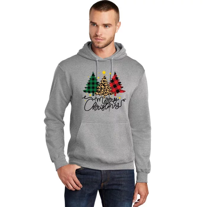 Merry Christmas Holiday Trees Tall Hoodie