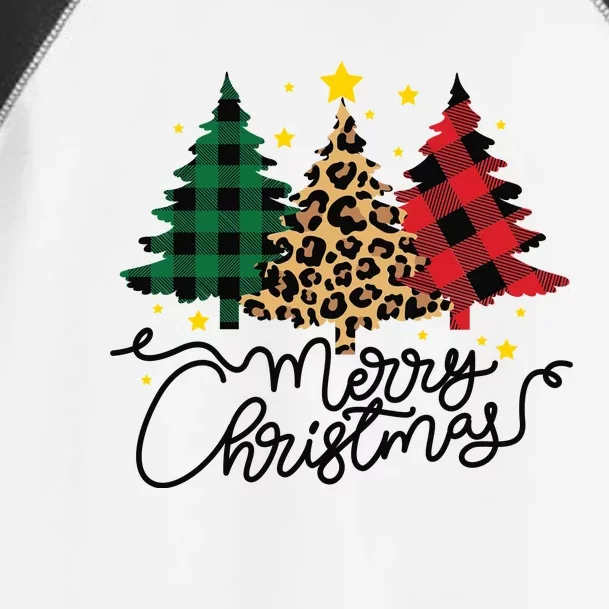 Merry Christmas Holiday Trees Toddler Fine Jersey T-Shirt