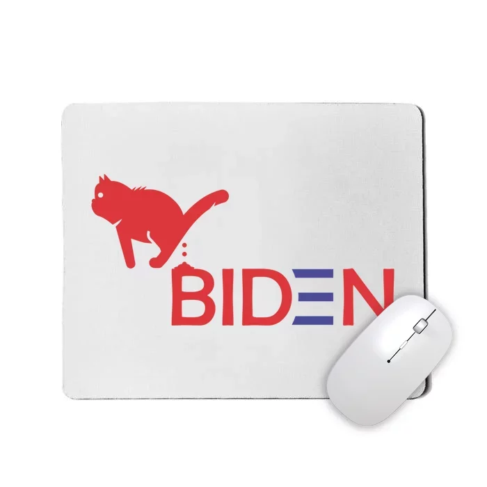 My Cat Hates Biden Funny Anti Biden Mousepad