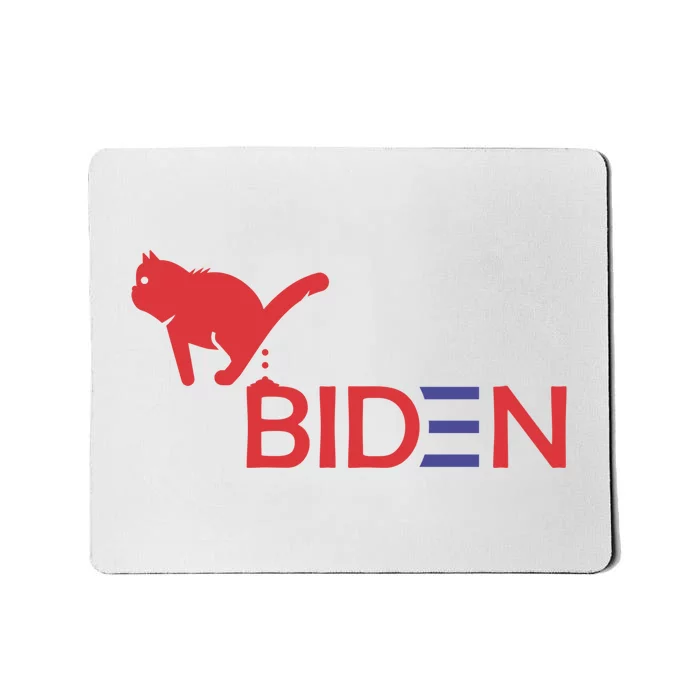 My Cat Hates Biden Funny Anti Biden Mousepad