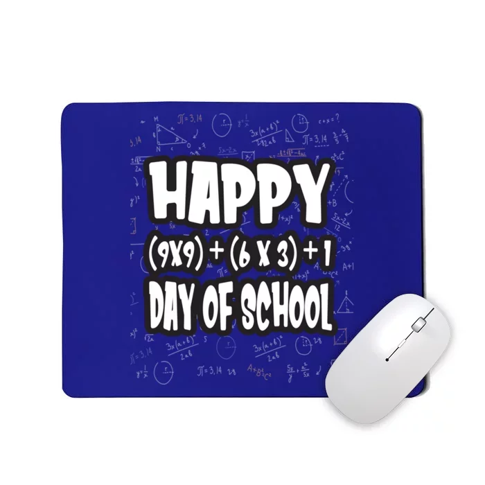 Math Calculation Happy 100 Days Of School Teacher And Student Gift Mousepad