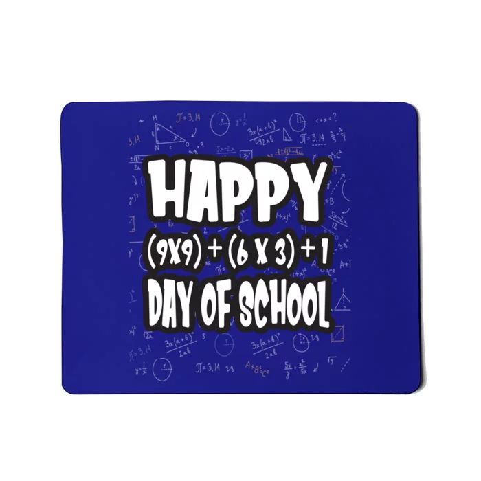 Math Calculation Happy 100 Days Of School Teacher And Student Gift Mousepad