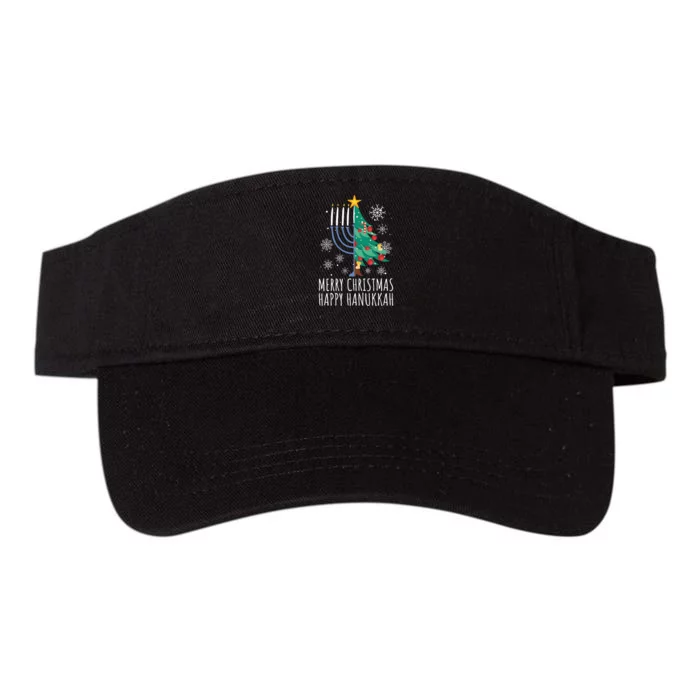 Merry Chrismukkah Happy Christmas Hanukkah Valucap Bio-Washed Visor