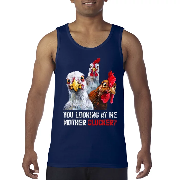 Mother Clucker Hen Humor | Chicken Shirts For Chicken Lovers Tank Top