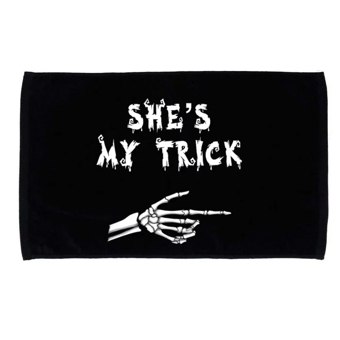 Matching Couples Halloween Outfit His And Hers Funny Costume Microfiber Hand Towel