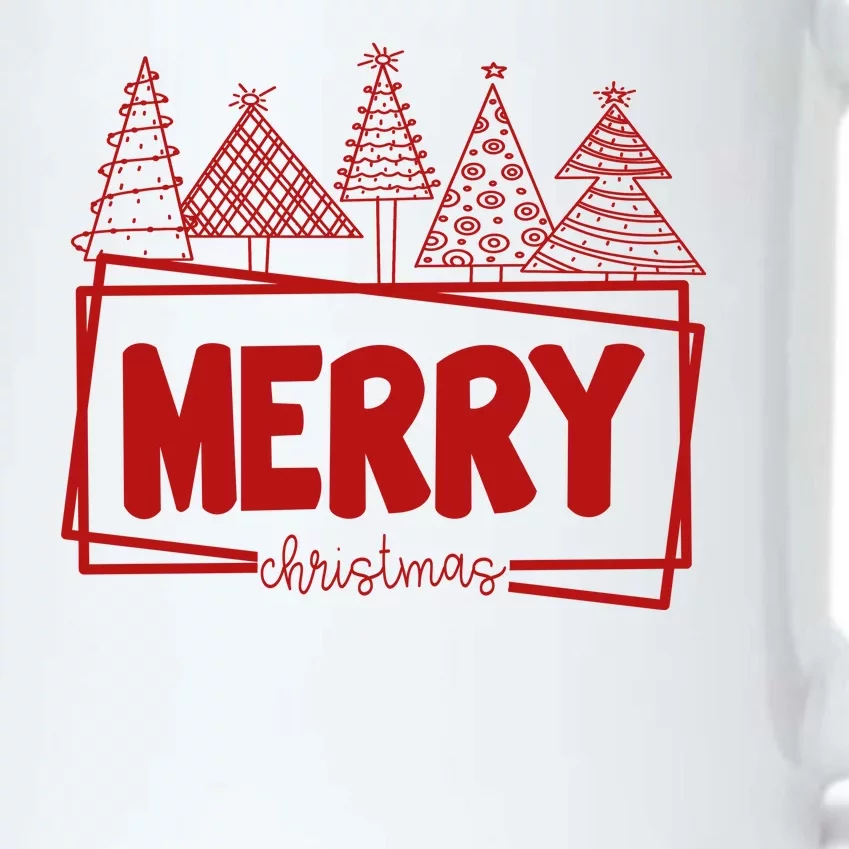 Merry Christmas Holiday Festive Black Color Changing Mug