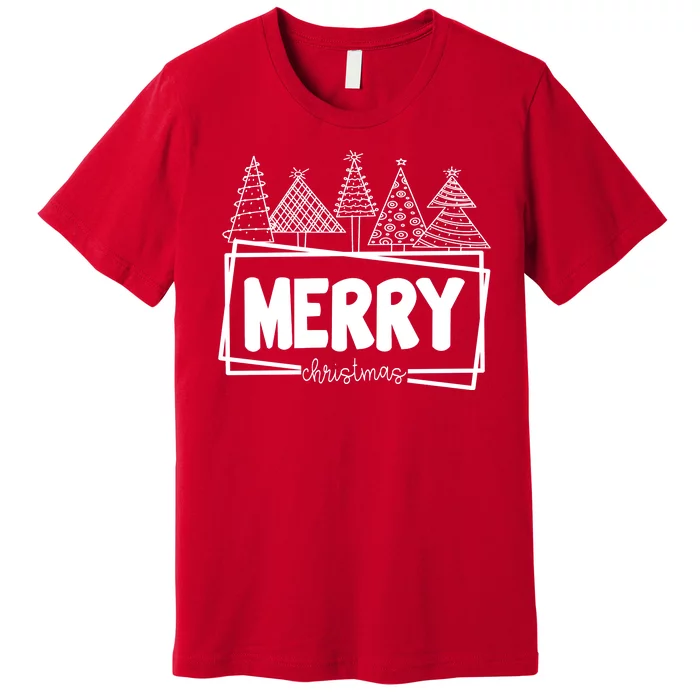 Merry Christmas Holiday Festive Premium T-Shirt