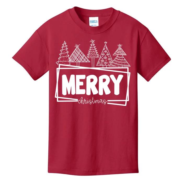 Merry Christmas Holiday Festive Kids T-Shirt