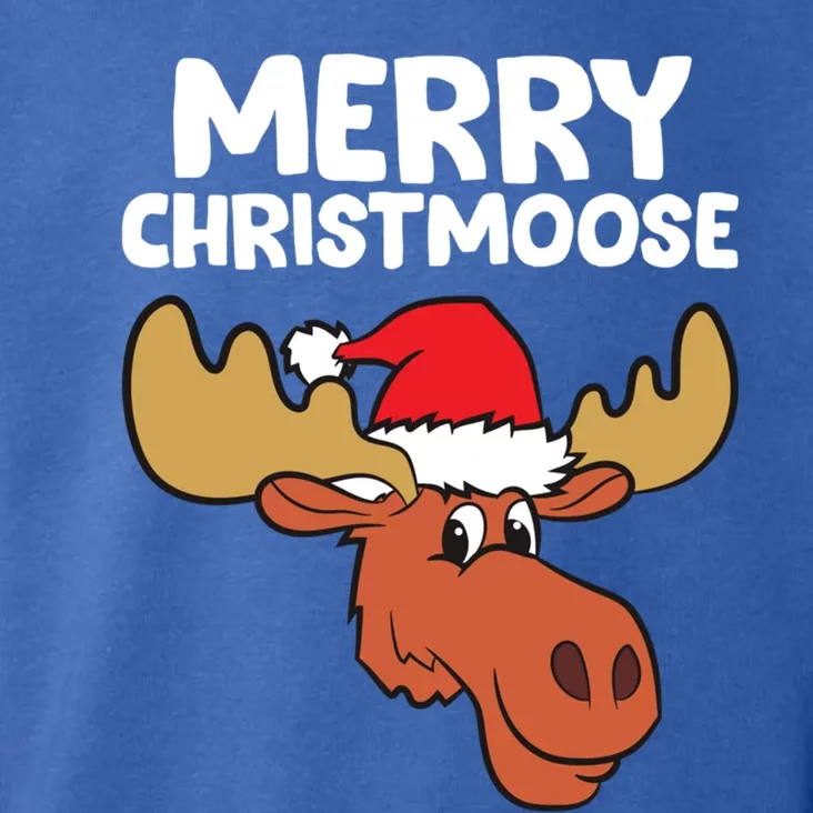 Moose Christmas Hat Moose Merry Christmoose Merry Christmas Meaningful Gift Toddler Hoodie