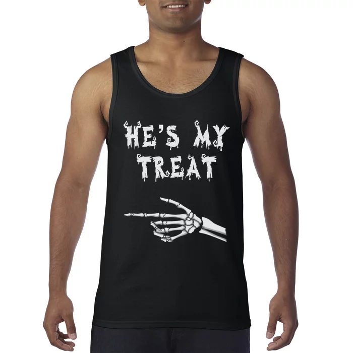 Matching Couples Halloween Outfit His And Hers Funny Costume Tank Top