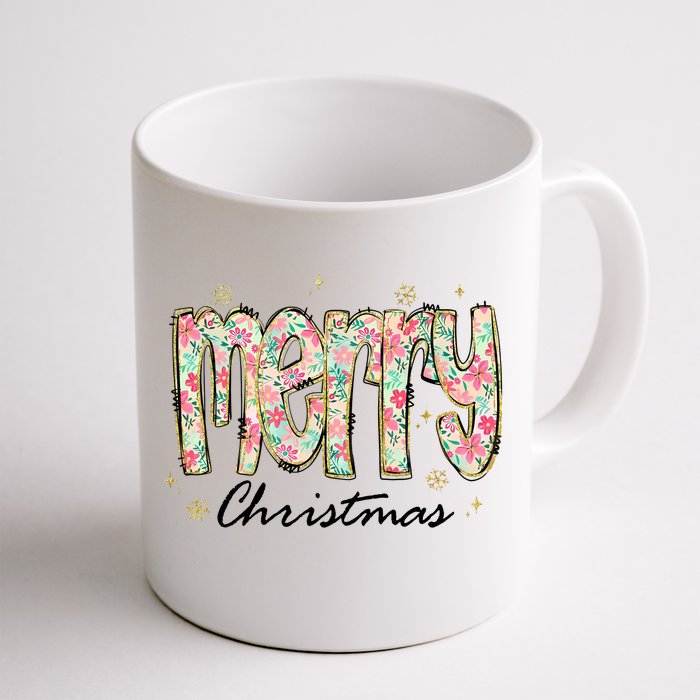 Merry Christmas Holiday Season Front & Back Coffee Mug