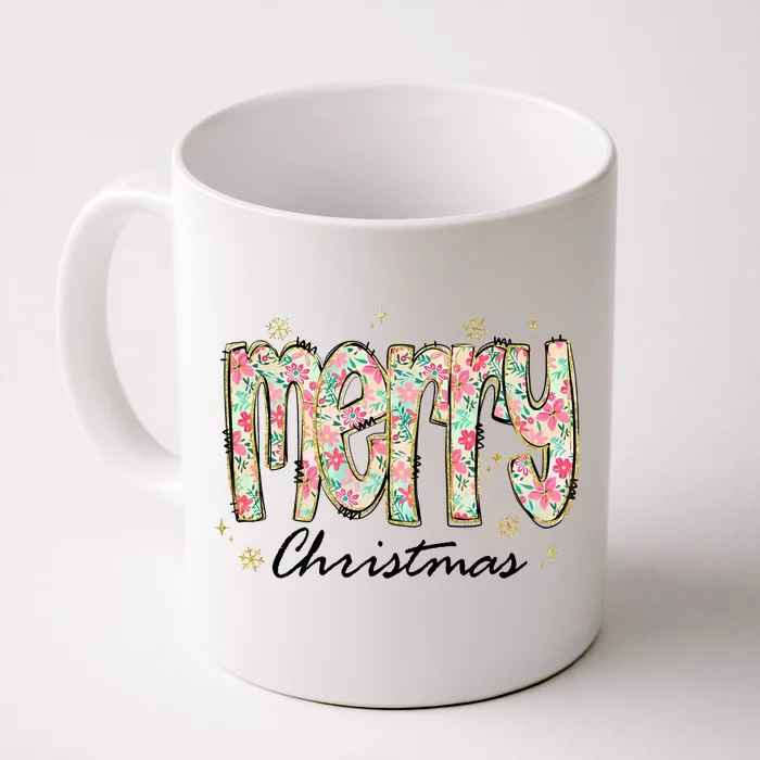 Merry Christmas Holiday Season Front & Back Coffee Mug