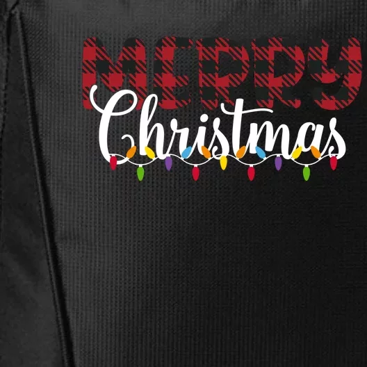 Merry Christmas Holiday Festive City Backpack