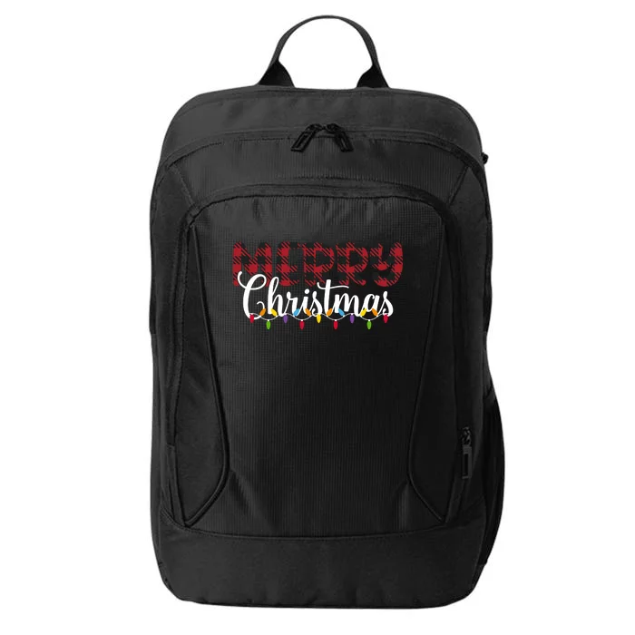 Merry Christmas Holiday Festive City Backpack