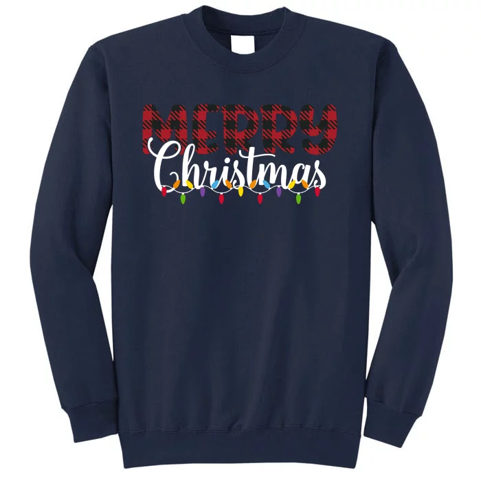 Merry Christmas Holiday Festive Tall Sweatshirt