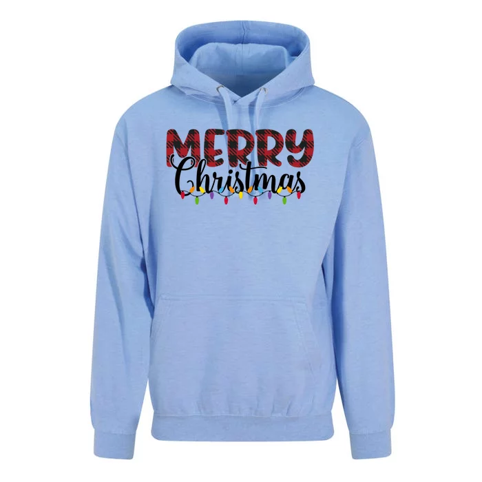 Merry Christmas Holiday Festive Unisex Surf Hoodie