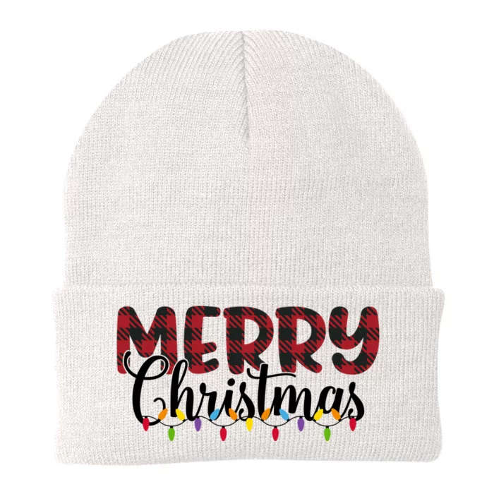 Merry Christmas Holiday Festive Knit Cap Winter Beanie