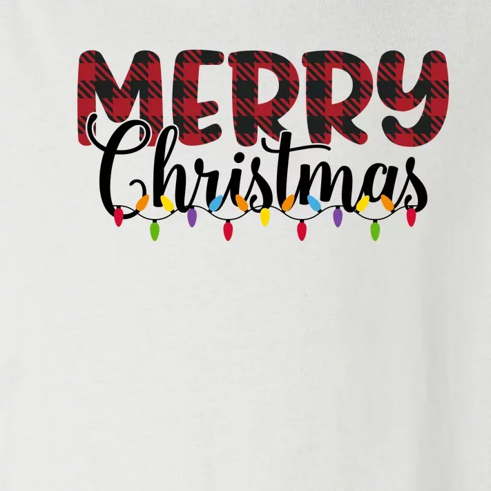 Merry Christmas Holiday Festive Toddler Long Sleeve Shirt