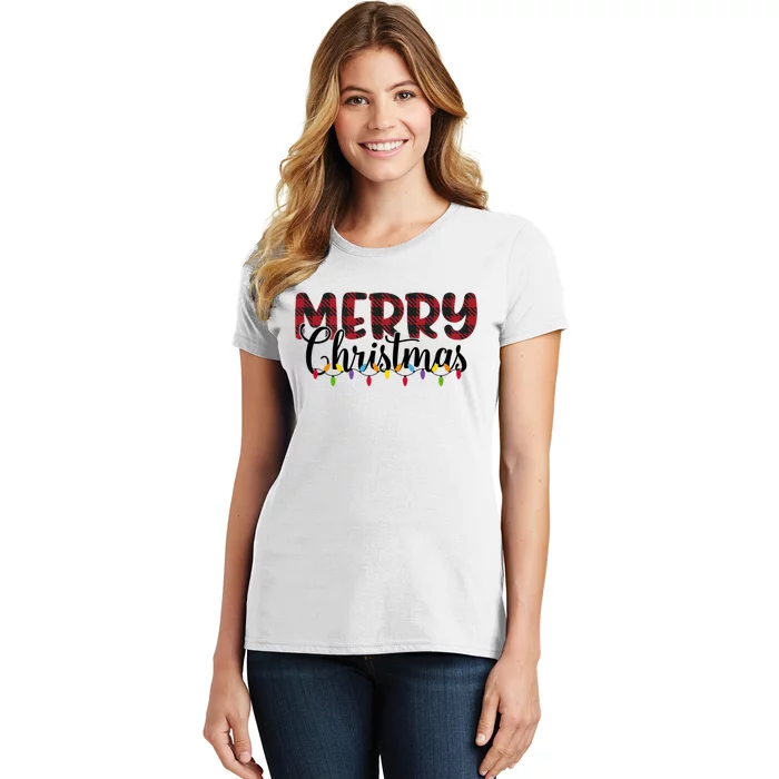 Merry Christmas Holiday Festive Women's T-Shirt