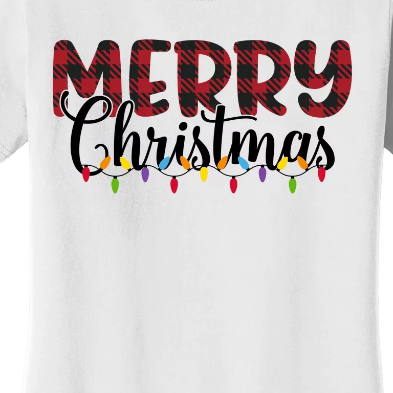 Merry Christmas Holiday Festive Women's T-Shirt