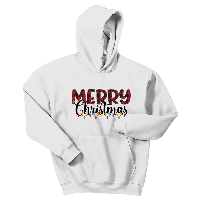 Merry Christmas Holiday Festive Kids Hoodie