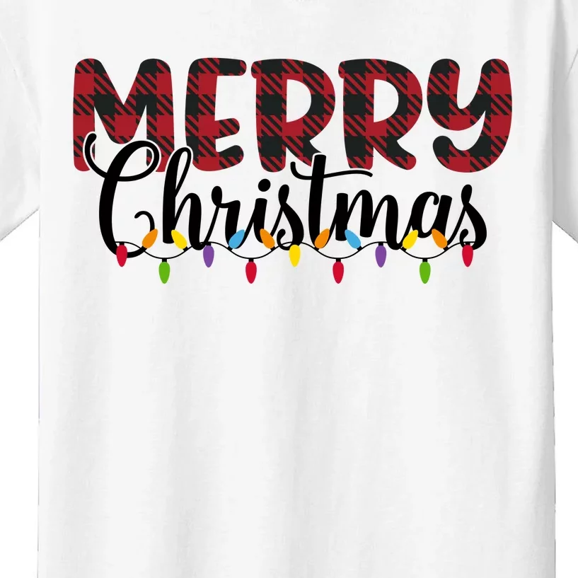 Merry Christmas Holiday Festive Kids T-Shirt