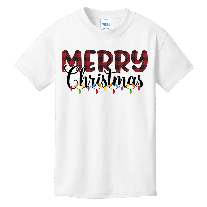 Merry Christmas Holiday Festive Kids T-Shirt