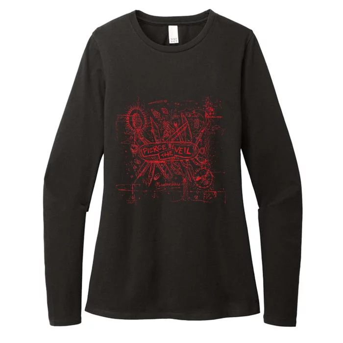 Misadventures Cover In Red Womens CVC Long Sleeve Shirt