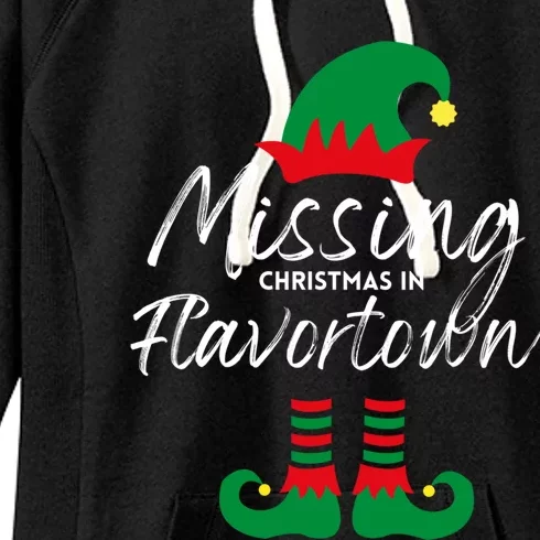 Missing Christmas In Flavortown Gift Women's Fleece Hoodie