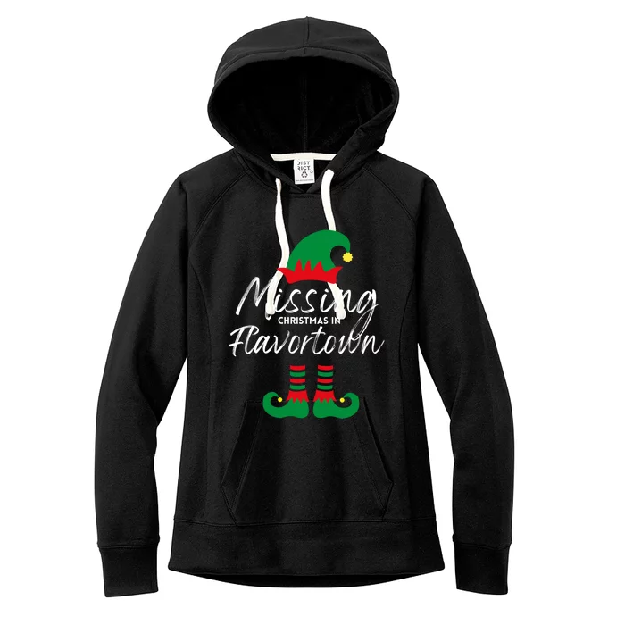 Missing Christmas In Flavortown Gift Women's Fleece Hoodie