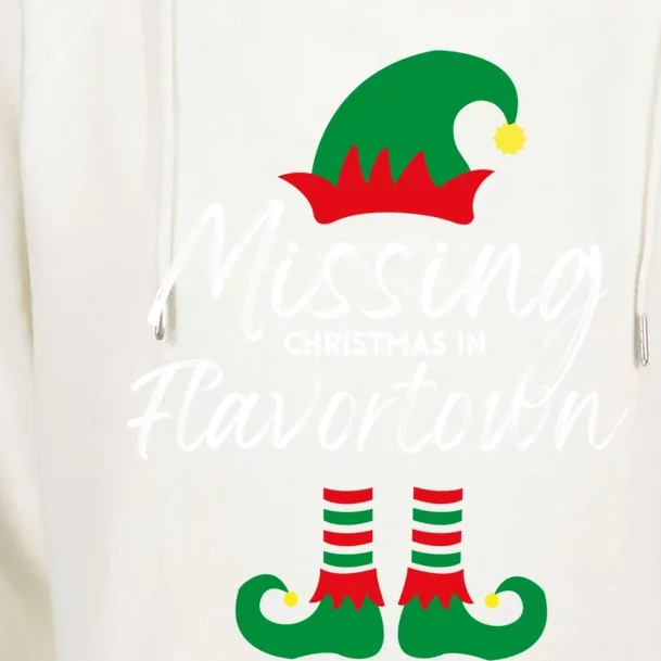 Missing Christmas In Flavortown Gift Womens Funnel Neck Pullover Hood