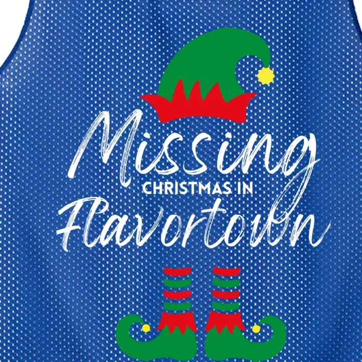 Missing Christmas In Flavortown Gift Mesh Reversible Basketball Jersey Tank