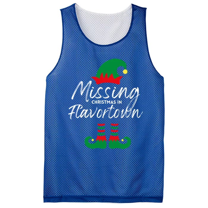 Missing Christmas In Flavortown Gift Mesh Reversible Basketball Jersey Tank