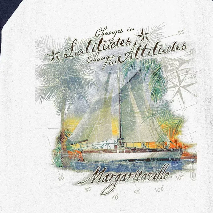 Margaritaville Changes In Latitude Baseball Sleeve Shirt