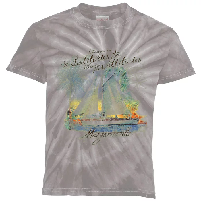 Margaritaville Changes In Latitude Kids Tie-Dye T-Shirt