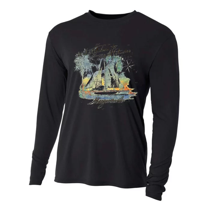 Margaritaville Changes In Latitude Cooling Performance Long Sleeve Crew