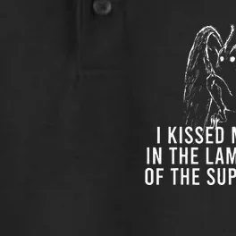 Mothman Cryptid I Kissed Mothman In The Lamp Section Dry Zone Grid Performance Polo