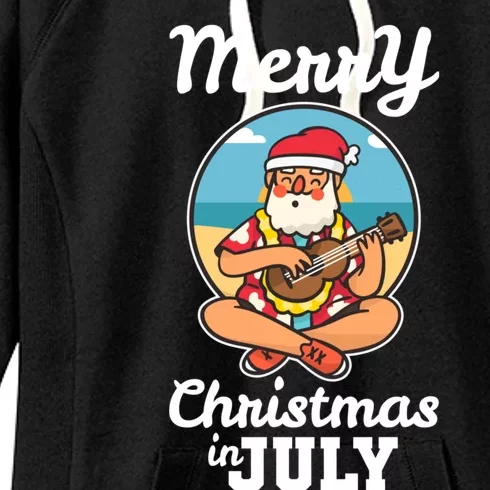 Merry Christmas In July Women's Fleece Hoodie