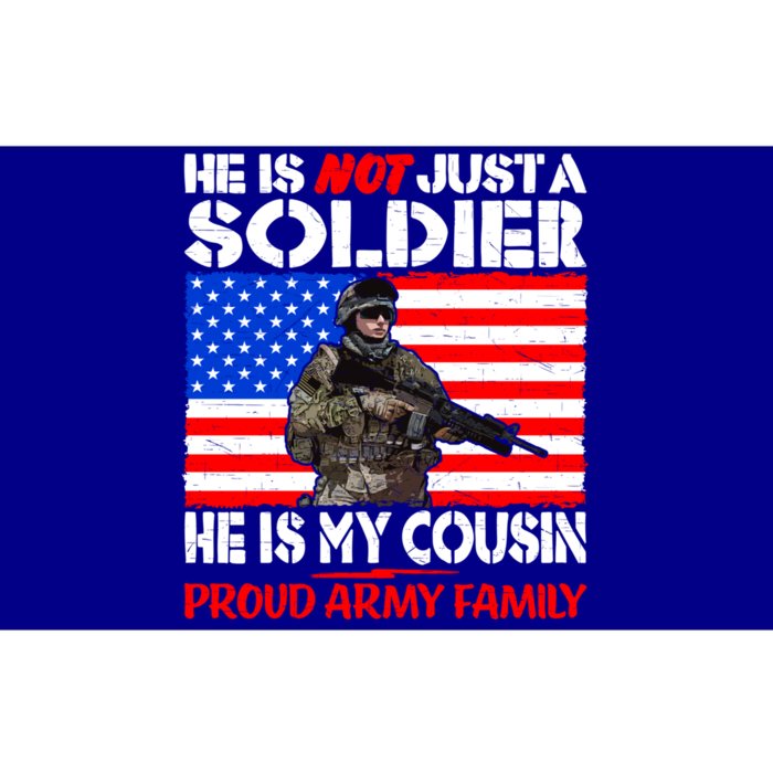 My Cousin Is A Soldier Proud Army Family Military Relative Cute Gift Bumper Sticker