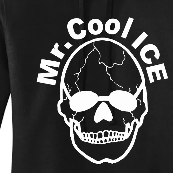 Mr Cool Ice Skull Skeleton Glasses Women's Pullover Hoodie