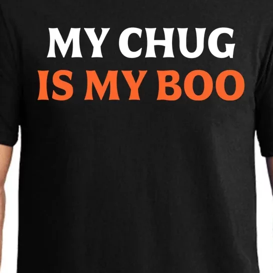 My Chug Is My Boo Halloween Dog Owner Gift Pajama Set