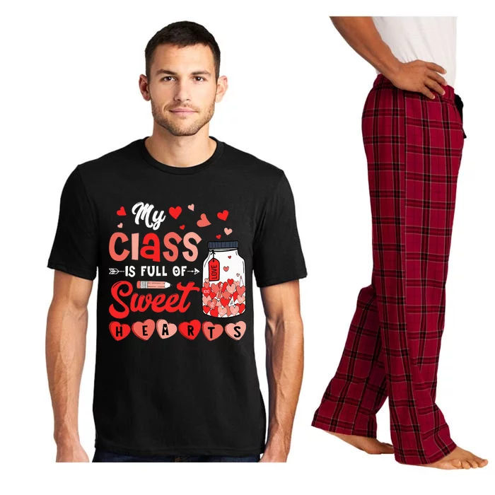 My Class Is Full Of Sweet Hearts Teacher Valentines Day Pajama Set