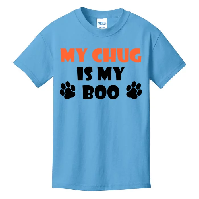 My Chug Is My Boo Halloween Dog Owner Gift Kids T-Shirt