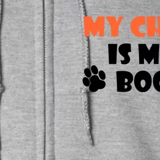 My Chug Is My Boo Halloween Dog Owner Gift Full Zip Hoodie