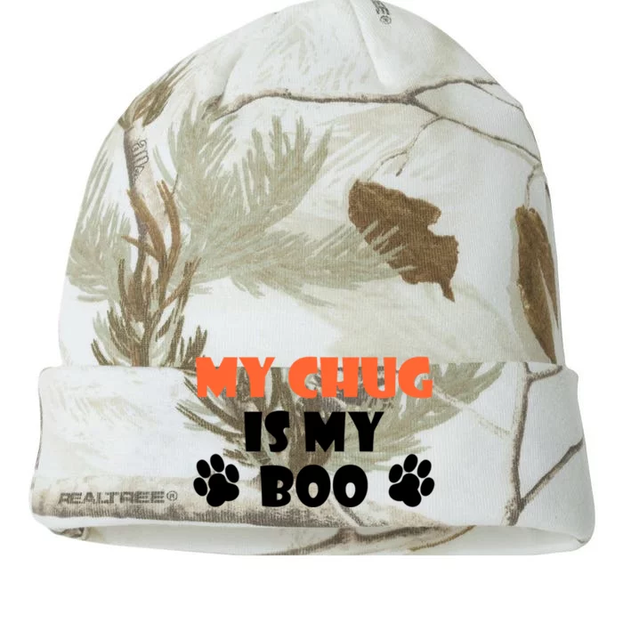 My Chug Is My Boo Halloween Dog Owner Gift Kati - 12in Camo Beanie