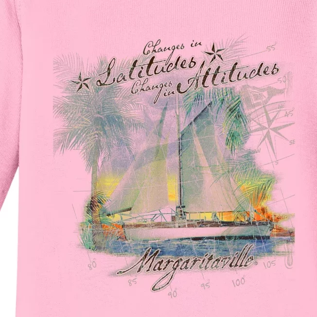 Margaritaville Changes In Latitude Baby Long Sleeve Bodysuit